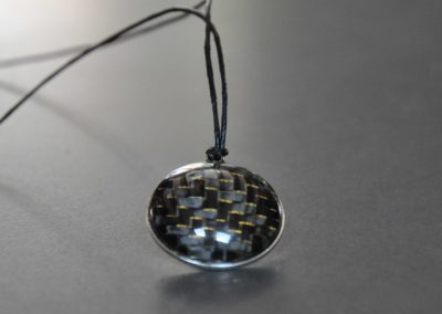 Carbon fiber pendant